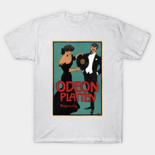 Odeon Platten Germany Vintage Poster 1900 T-Shirt